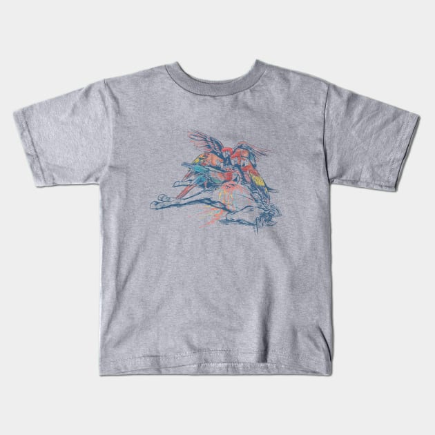 Vultures Kids T-Shirt by Tolagunestro